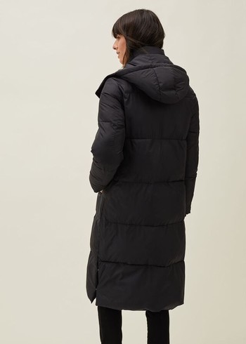 Phase Eight Shona Quilted Puffer Coats Black Australia | FS9536401